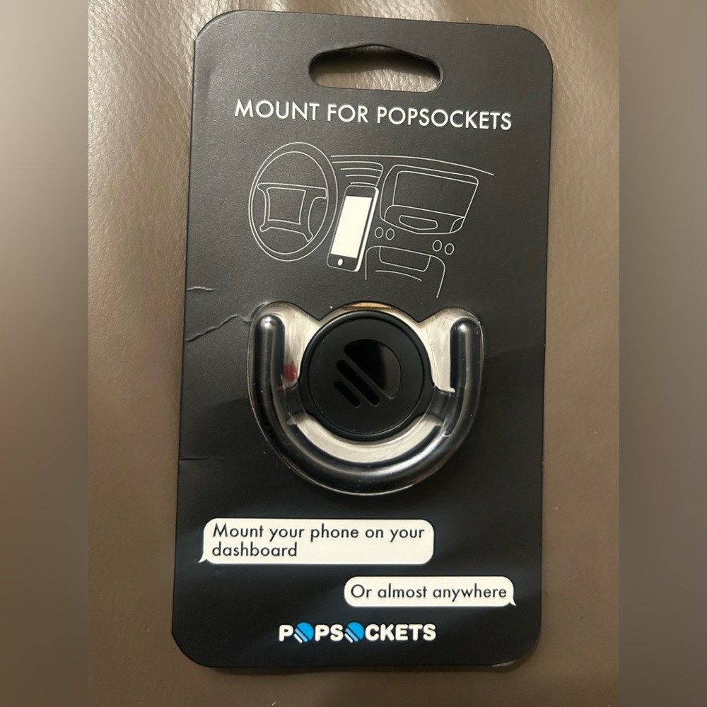 PopSocket Black Phone Mount